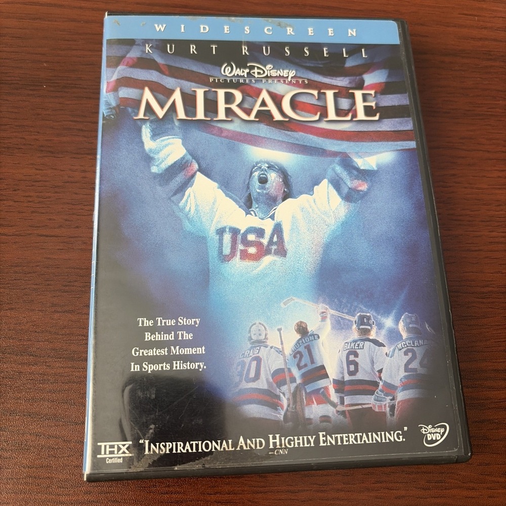 Miracle DVD 2004 Widescreen Disney Kurt Russell 1980 Olympic Hockey